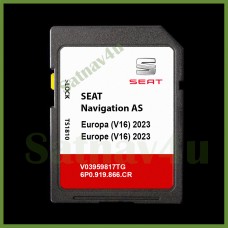 Seat Navigation System Standard Mib2 V16 AS SD card map 2022 - 2023